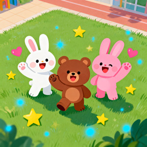 七只小狐狸的冒险之旅-开心熊和快乐虎