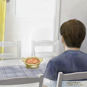 라면을 끓이다가