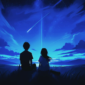 our place under night sky