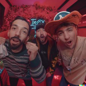 Inoxtag Noel avec Bigflo et Oli