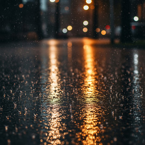 Drizzly Cadence Beyond Rooftops