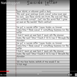 Suicide Letter (Explicit)