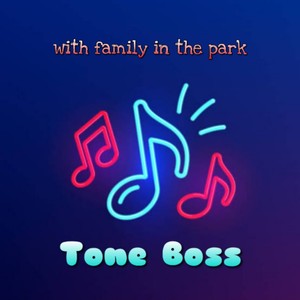 with family in the park