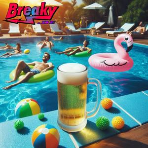 Eiskaltes Bier im Pool