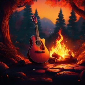 Meditation Flames: Guitar Melodies and Fire Ambiance