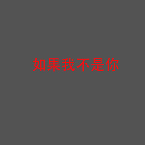 如果我不是你