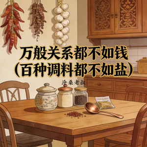 万般关系都不如钱 (百种调料都不如盐)