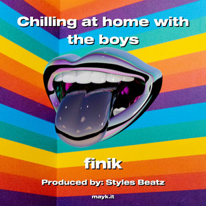 Chilling at home with the boys