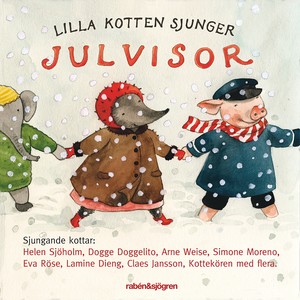 Räven raskar över isen