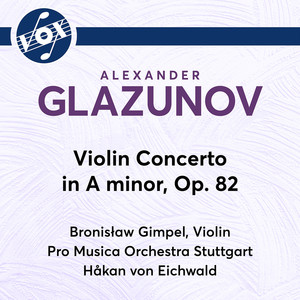 Violin Concerto in A Minor, Op. 82 - Violin Concerto in A Minor, Op. 82: II. Andante sostenuto