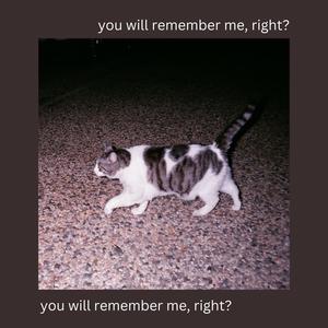 you will remember me, right? (feat. Oyatan)