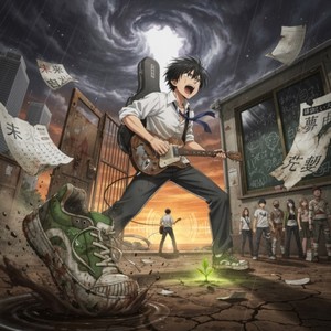 青葉の風を切り裂く不屈の咆哮