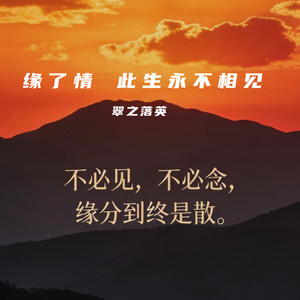 缘了情 此生永不相见封面