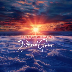 Sunset On a Winter Landscape