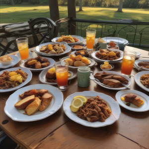 Side Dishes and Sweet Tea