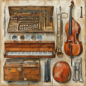 Música De Jazz Con Melodía De Metales