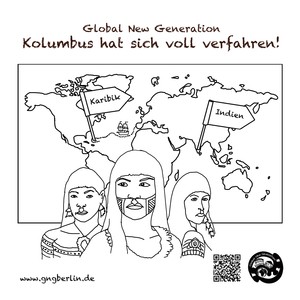 Kolumbus hat sich voll verfahren