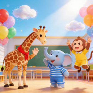 十二只小狐狸与星尾兔-开心熊和快乐虎