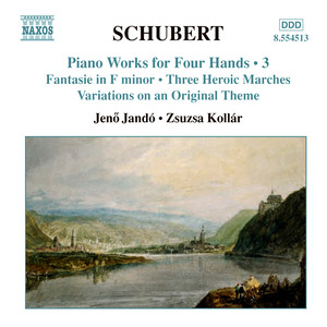 Schubert, F.: Piano Works for Four Hands, Vol. 3 (Jando, Kollar)