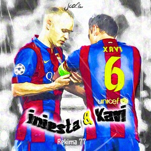 iniesta et xavi