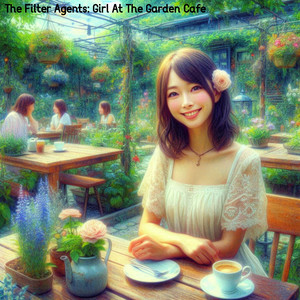 Girl At The Garden Cafe