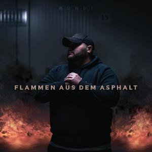 Flammen aus dem Asphalt