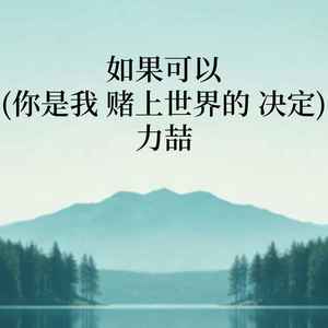 如果可以(你是我 赌上世界的 决定)封面