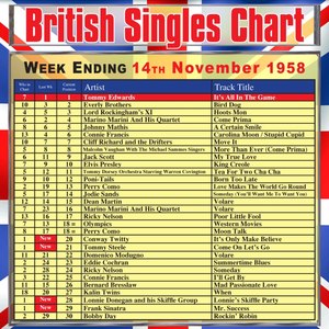 British Singles Chart - Week Ending 14 November 1958