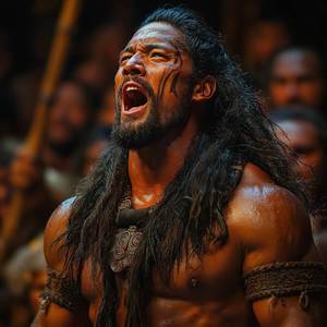 Momoa Haka Maori Warrior