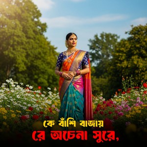 কে বাঁশি বাজায় রে অচেনা সুরে