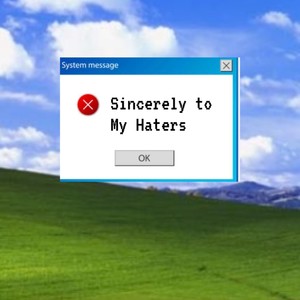 Sincerely to my Haters