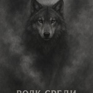 Волк среди серого дыма