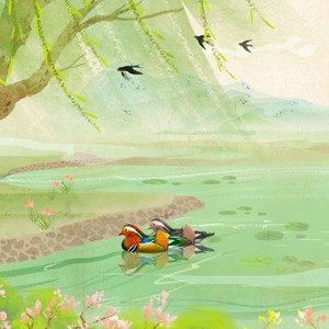 绝句·迟日江山丽【唐】杜甫