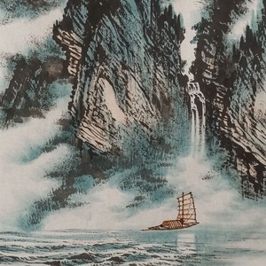 宽宽的白帆 窄窄的船