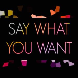 Say What You Want