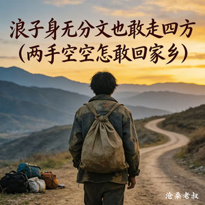 浪子身无分文也敢走四方 (两手空空怎敢回家乡)