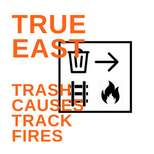 Trash Causes Track Fires