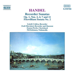 Laszlo Czidra - Recorder Sonata in C Major, Op. 1, No. 7, HWV 365 - IV. A tempo di Gavotti