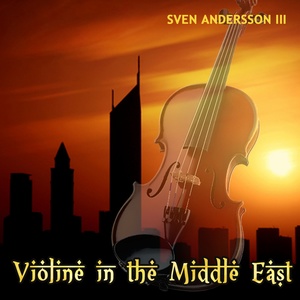 Violine in the Middle East (Dubai Sunset at Jumeirah Beach)