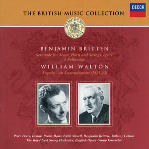 Britten: Serenade for Tenor, Horn & Strings/Walton: Façade