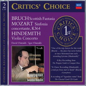 Sinfonia Concertante For Violin, Viola And Orchestra In E Flat, K.364 - 1. Allegro maestoso (第1首 庄严的快板)