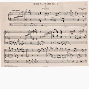 Conrad Baden: Pezzi concertante, Suite for organ, Op 72 (1966)