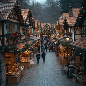 Weihnachtseinkauf Markt