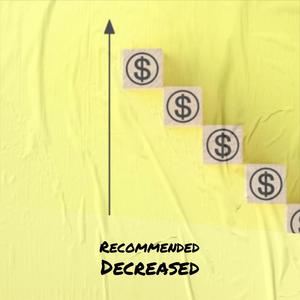 Recommended Decreased