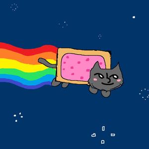 Nyan cat but soooooooo epic (I promise)