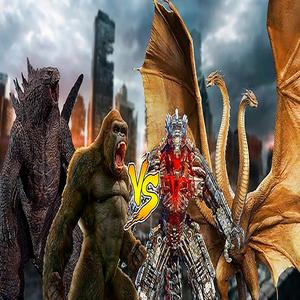 Godzilla y Kong Vs. Mechagodzilla y Ghidorah (feat. SrMecossT & Zanat Rap) (Explicit)