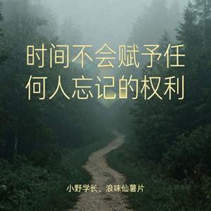 时间不会赋予任何人忘记的权利