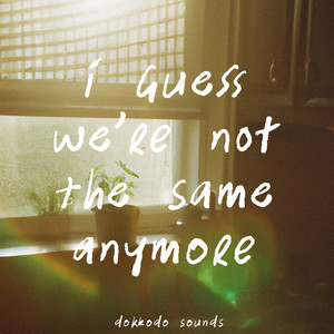I Guess We're Not The Same Anymore