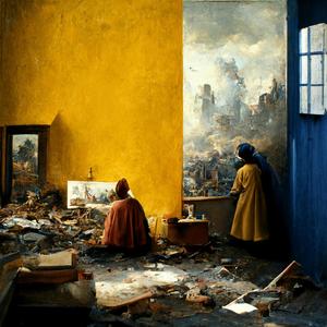 世界の終わりの絵