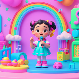 欢快儿歌 - 欢快儿歌 婴儿中国儿童启蒙童谣 传统舞蹈《麒麟舞》